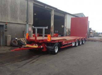 4 Axle (1+3) Turntable Low Loader