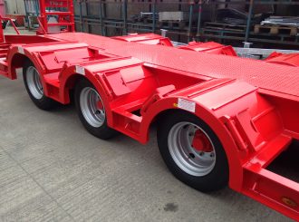 Folded  Outriggers On Wheel Arches