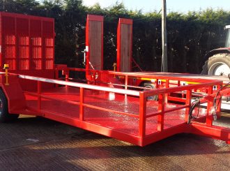 Single Axle Whiskey Barrell Transporter