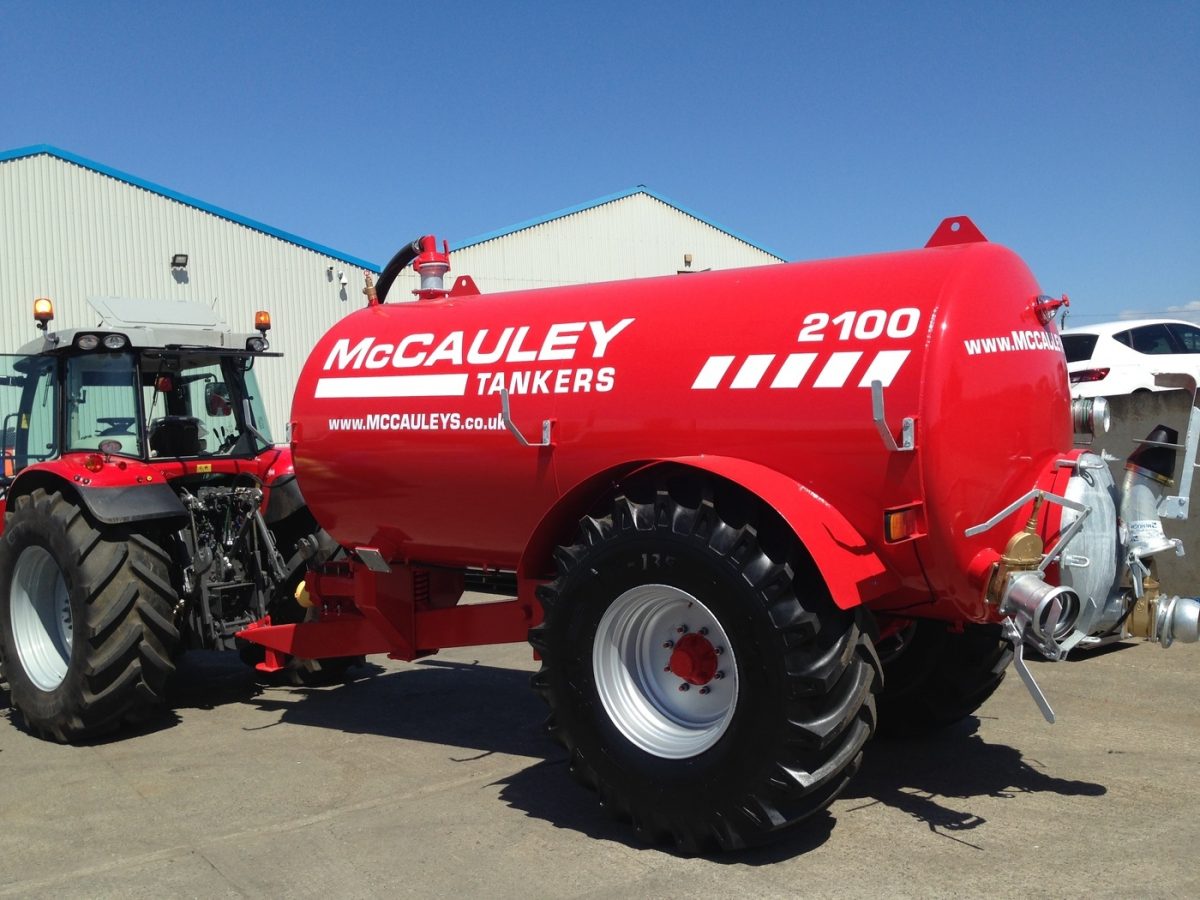 Slurry Tanker UK Ireland Europe McCauley Trailers